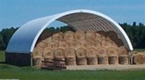 Portable hoop buildings for ag, industrial storage - Portable Garage ...