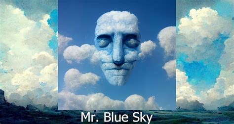 Machine Learning AI Generates Images to Match the Imaginative Lyrics of the ELO Song 'Mr. Blue Sky'