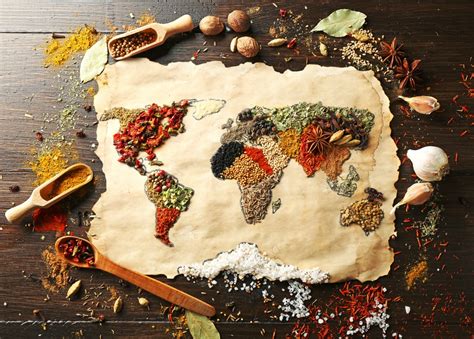 Spice Map jigsaw puzzle in Food & Bakery puzzles on TheJigsawPuzzles.com