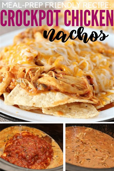 Crockpot Taco Chicken Nachos