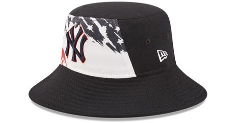 KTZ Synthetic Navy New York Yankees 2022 4th Of July Bucket Hat in Black for Men | Lyst