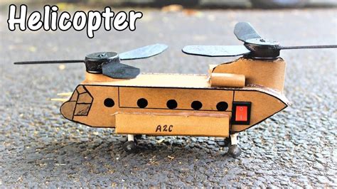 How to make a Military Helicopter - Electric CH47 Helicopter | Military ...