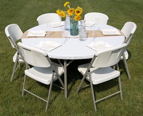 5ft Folding Round Plastic Table Xym-t24 - Buy Round Plastic Table ...