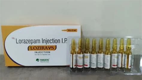 Lorazepam Injection, Strength: 2 mg at ₹ 90/box in Bijapur | ID ...