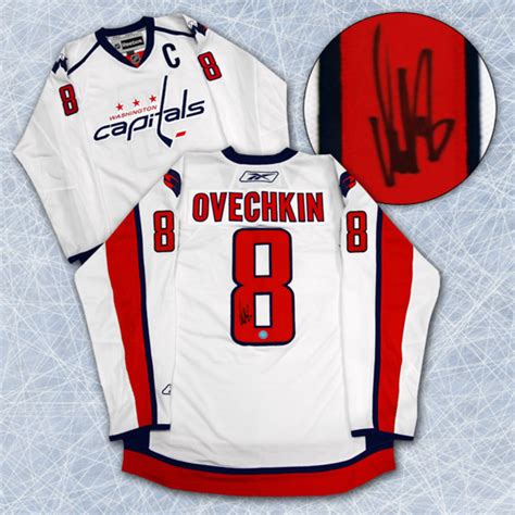 Alexander Ovechkin Washington Capitals Autographed White Premier Hockey Jersey - NHL Auctions