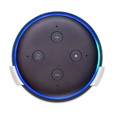 Wall Mount for Amazon Echo Dot 3rd Gen, White - Wall Mounts UK