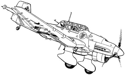 World War 2 Planes Coloring Pages at GetColorings.com | Free printable colorings pages to print ...