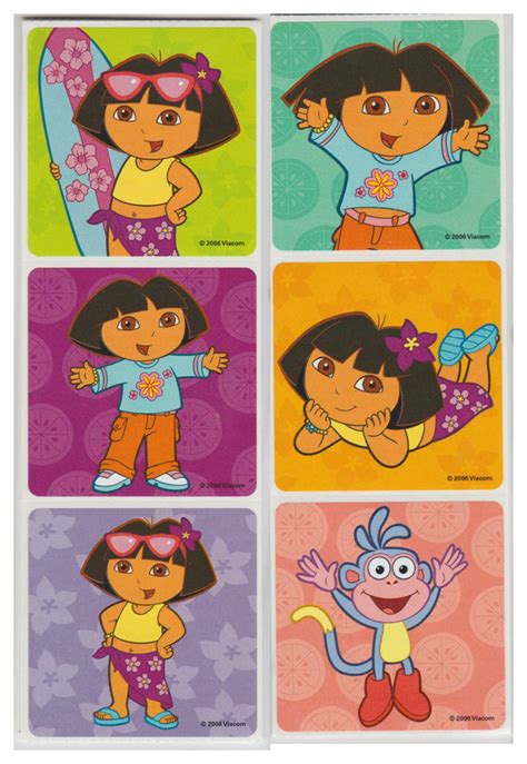 25 Dora the Explorer Stickers 2.5 X 2.5 Each - Etsy