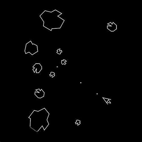 Asteroids- Old School. Loved this game | Asteroids video game ...