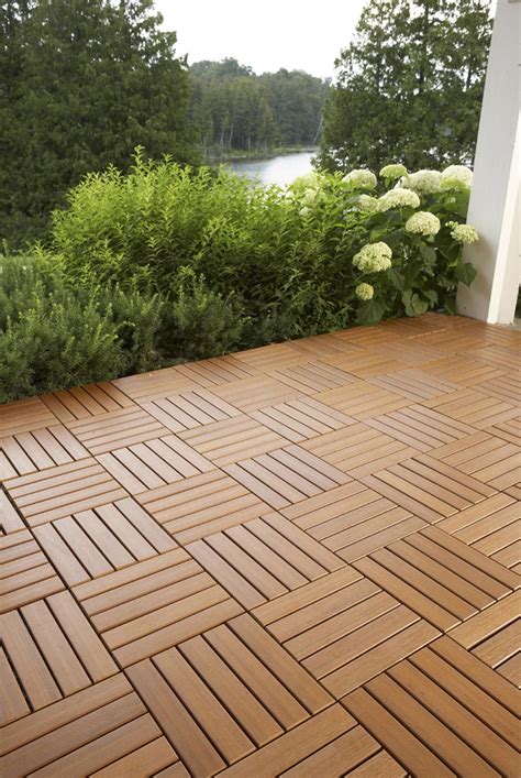 BuildDirect®: Kontiki Interlocking Deck Tiles - Engineered Polymer ...