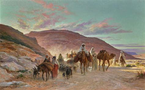 Desert Caravan Painting by Eugene Girardet - Fine Art America