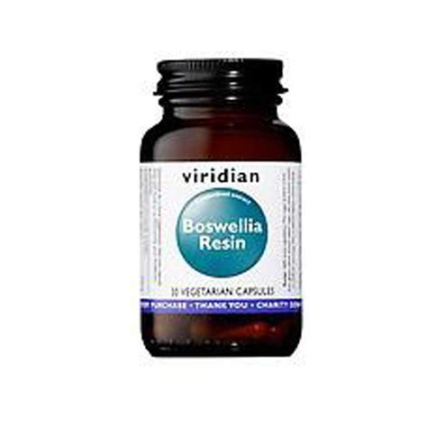 Viridian Boswellia Resin 30 Veg Capsules - Dolans Chemist