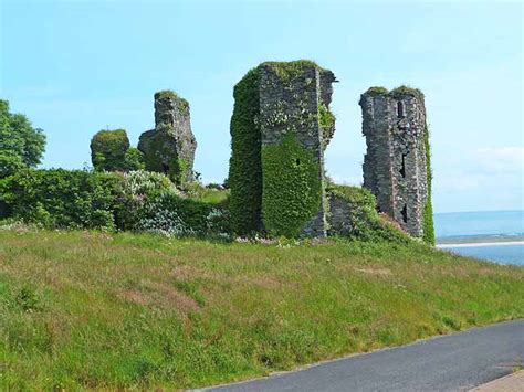 A green castle at Greencastle © Oliver Dixon :: Geograph Ireland