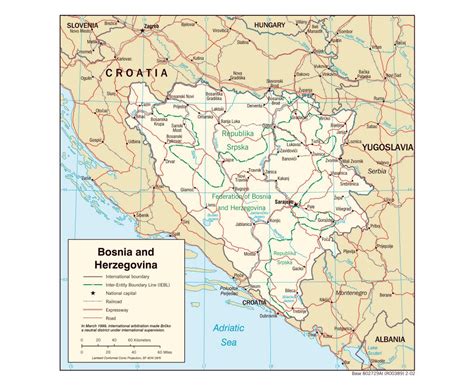 Maps of Bosnia and Herzegovina | Collection of maps of Bosnia and ...