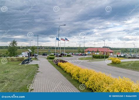 Entrance To Boulevards and Port in Lomza Editorial Image - Image of ...