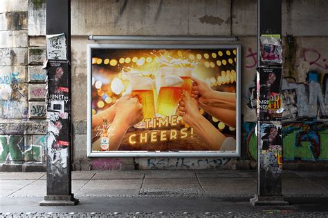 splash beer poster on Behance