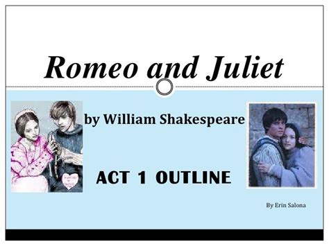 Romeo and Juliet Act 1 Summary