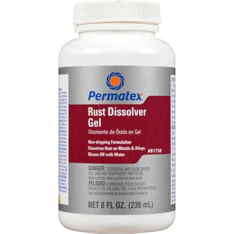 Permatex® Rust Dissolver Gel, 8 OZ - Permatex