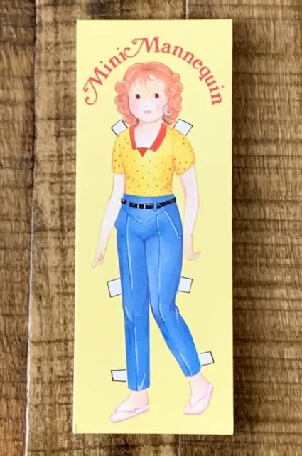 PAPER DOLL FINLAND Mini Mannequin Booklet Young Women Fashion New 32 Pages $17.49 - PicClick