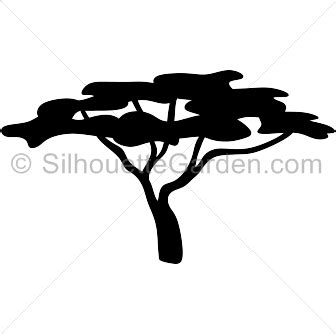 African Tree Silhouette - Free Clip Art, Printable, and Vector Downloads