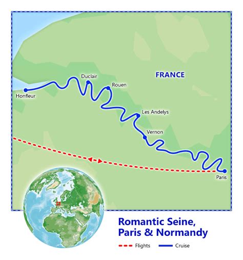Romantic Seine River Cruise with Paris & Normandy - Vacation Packages by Friendly Planet Travel