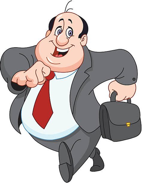 Clip Art Of A Fat Guy In A Suit Illustrations, Royalty-Free Vector Graphics & Clip Art - iStock