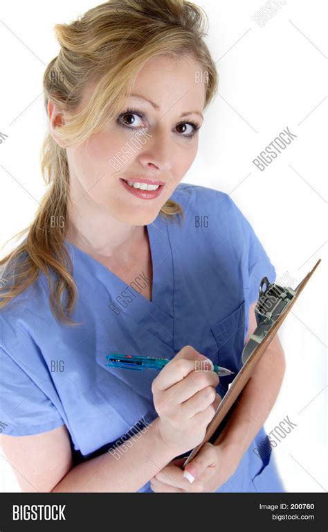 Nurse Writing Chart Image & Photo (Free Trial) | Bigstock