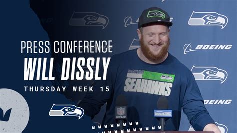 Will Dissly Seahawks Wednesday Press Conference - December 16