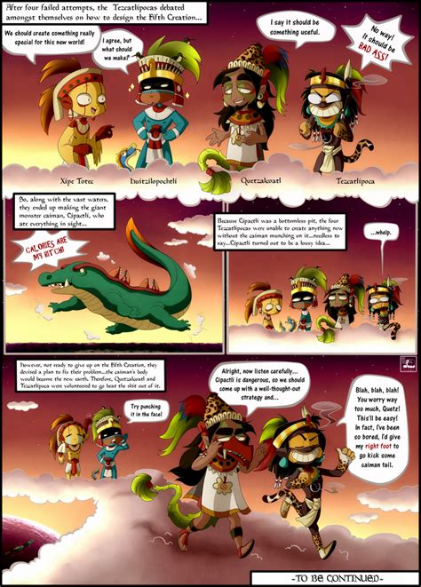 Aztec Creation Myth by Chrissyissypoo19 on DeviantArt