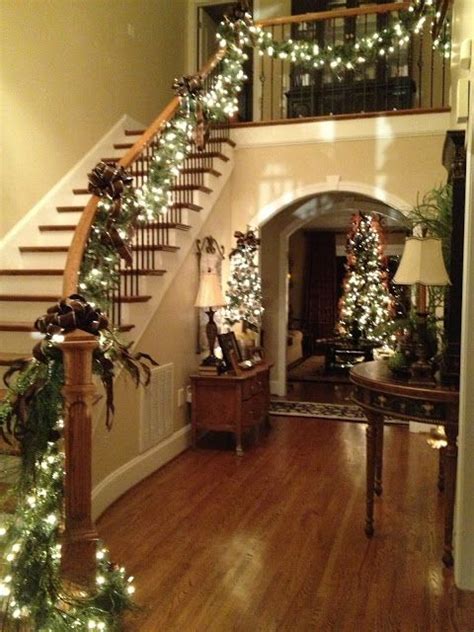 15 Top Photos Christmas Lights For Stair Banisters / Spiral Staircase ...