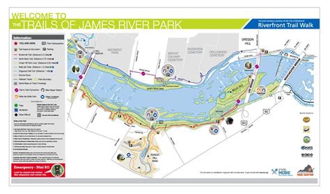 James River Trails - RVA MORE | River park, Richmond map, James river