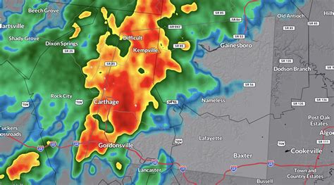 Upper Cumberland Weather on Twitter: "5:56 p.m. - A fairly stout storm ...