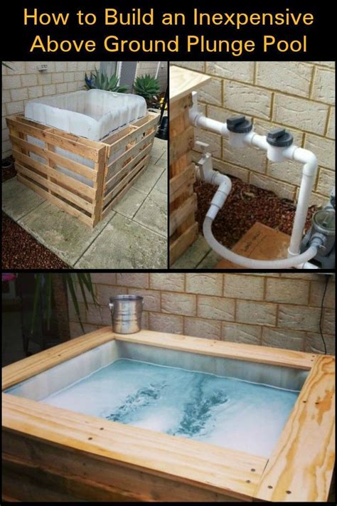 Cool Down With This Inexpensive DIY Plunge Pool | Diy pool, Diy ...