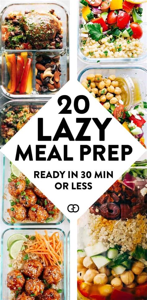 25+ Healthy Meal Prep Ideas To Simplify Your Life | Recipe | Lunch meal prep, Lazy meal prep ...