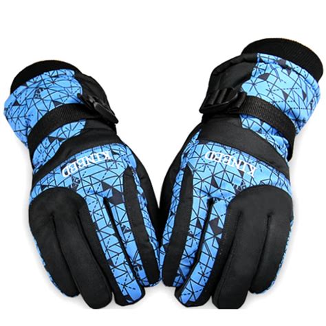 Men's 2016 Ski Snowboard Gloves Winter Male Outdoor Cold proof Free Breathing Windproof Skiing ...