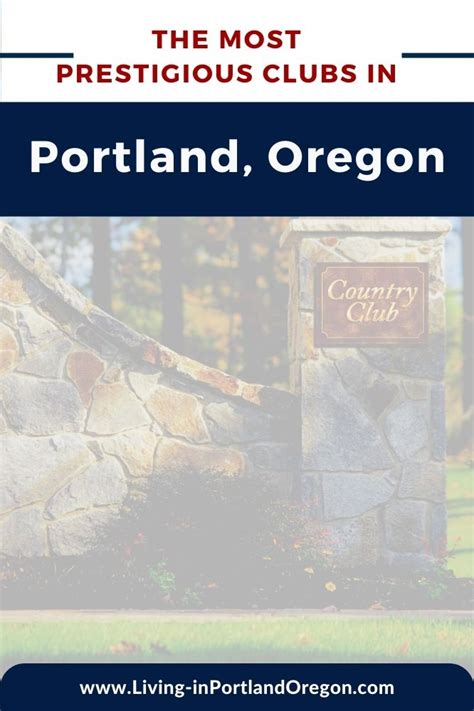 7 of Portland's Most Prestigious Membership Clubs - Living In Portland Oregon