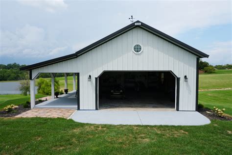 Pole Shed with Porch - Walters Buildings