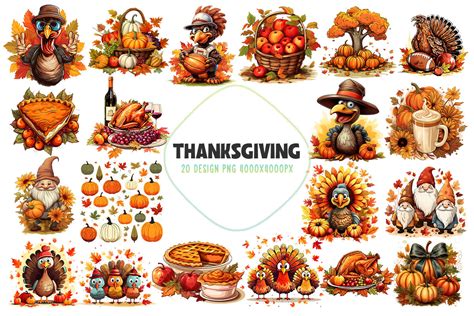 Autumn Harvest Thanksgiving Pack Graphic by Liketa · Creative Fabrica