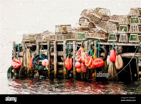 Fishing wharf dock in Tilting village, Fogo Island, Newfoundland, Canada Stock Photo - Alamy