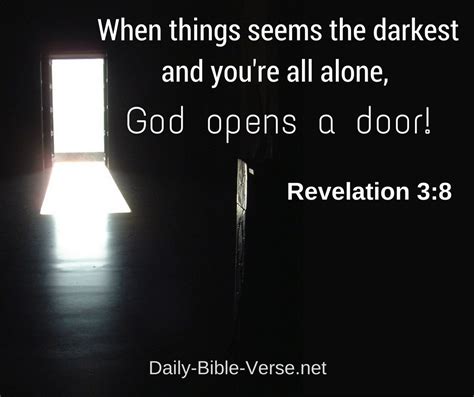 Daily Bible Verse | Hope | Revelations 3:8