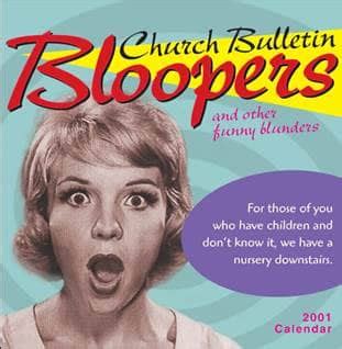 Funny Church Bulletin Bloopers - Beliefnet