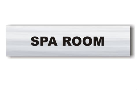 Spa Room sign BA16167 - National Safety Signs