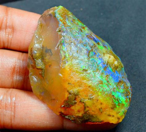 100% Natural Ethiopian Opal Rough Opal Raw Fire Opal Raw | Etsy