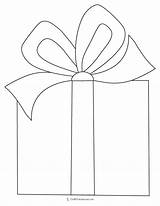 Present Coloring Page Printable sketch template