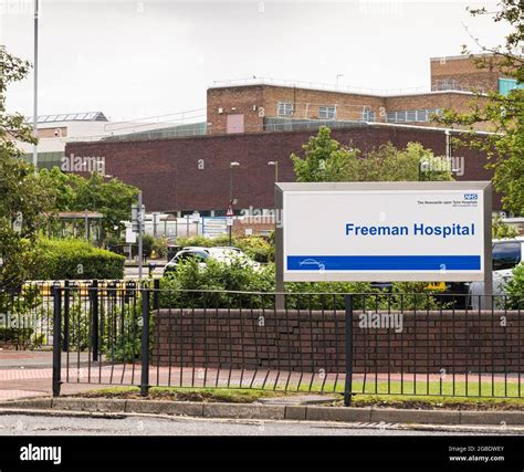 Entrance to the Freeman Hospital in Newcastle upon Tyne, UK Stock Photo - Alamy