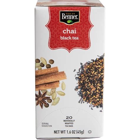 ALDI Benner Tea Co Black Chai Tea Bags Same-Day Delivery or Pickup | Instacart