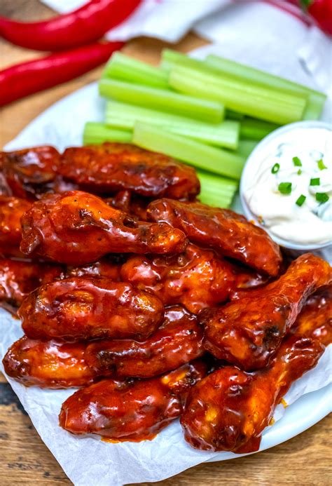 Baked Buffalo Wings Recipe [Video] - Sweet and Savory Meals