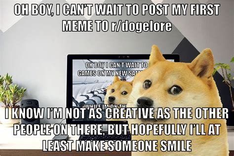 Doge posts his first meme : r/dogelore