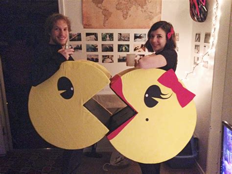 oh whimsical me: Our Halloween Costume: PACMAN and MS PACMAN