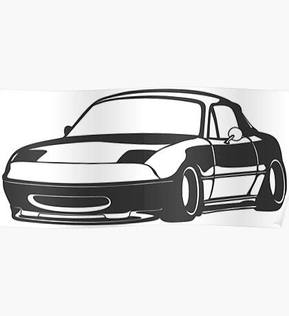 Miata: Posters | Redbubble